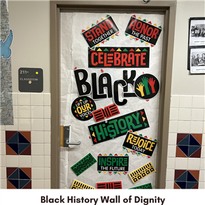Black History Door Decoration